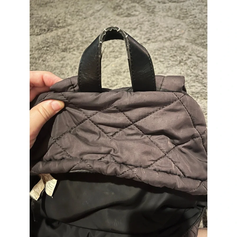 MARC JACOBS Quilted Nylon Backpack Black Quilted School Medium Capsule